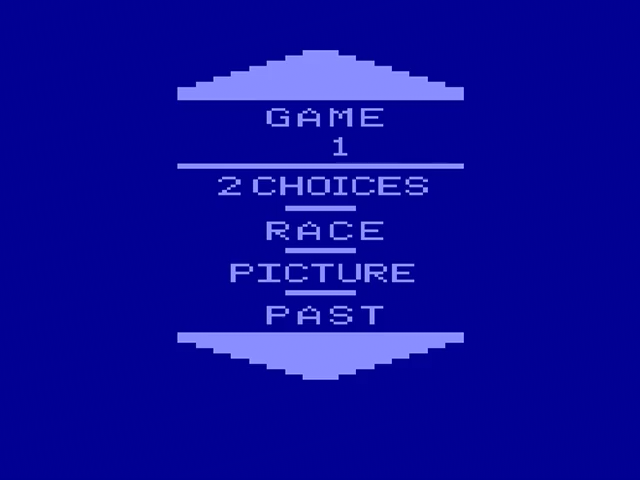 Maze title screen for Atari 2600